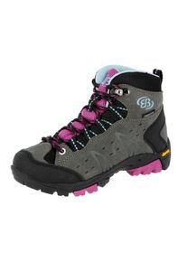 Br&uuml;tting Wanderschuh BR&Uuml;TTING "Outdoorstiefel Mount Bona High Kids", M&auml;dchen, Gr. 41, grau, Veloursleder, Schuhe Wanderschuh