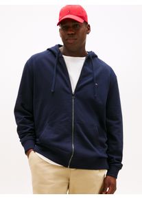 Tommy Hilfiger Big & Tall Kapuzensweatjacke "BT-ESSENTIAL TERRY ZIP THROUGH", Herren, Gr. XXL, desert sky, Sweatware, Obermaterial: 100% Baumwolle, TOMMY HILFIGER BIG & TALL, normal, Rippstrickb&uuml;ndchen, Sweatjacken Kapuzensweatjacke, Gro&szlig;e Gr&ouml;&szlig;en, Kapuze mit Tunnelzug