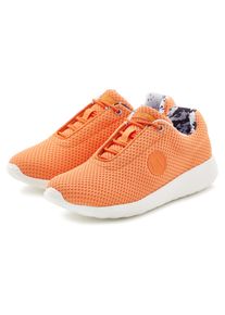 active by Lascana Sneaker LASCANA ACTIVE "Halbschuh, Turnschuhe", M&auml;dchen, Gr. 40, orange, Obermaterial: 100% Textilmaterial. Decksohle: 100% Textilmaterial. Futter: 100% Textilmaterial. Laufsohle: 100% Synthetik, unifarben, Basic, Schuhe Sneaker, mit atmungsaktivem Mesh-Obermaterial, herausnehmbare Innensohle