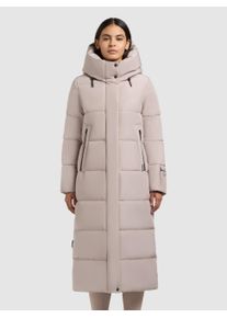 Steppmantel Khujo "SOULANI5 MATT", Damen, Gr. XXL (44), dusty beige, Steppware, Obermaterial: 100% Polyester. Futter: 100% Nylon. Wattierung: 100% Polyester, unifarben, wadenlang, elastischer Bund, M&auml;ntel Steppmantel