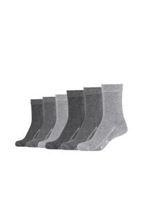 Socken Mustang, Damen, Gr. 35-38, fog mix, Baumwollmischung, normal, Socken Socken, mit verst&auml;rktem Fersen- und Zehenbereich