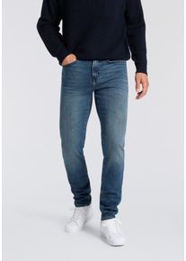 Tapered-fit-Jeans BOSS Orange "ONYX", Herren, Gr. 31, L&auml;nge 34, blau (medium blau427), Denim/Jeans, Obermaterial: 98% Baumwolle, 2% Elasthan, unifarben, gerade, unten schmal lang, Jeans Tapered-fit-Jeans, in 5-Pocket-Form, komfortabler Stretch-Denim