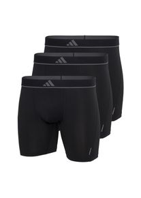 Boxer adidas Sportswear "Active Micro Flex", Herren, Gr. M, 000, schwarz, Single Jersey, Obermaterial: 85% Polyester, 15% Elasthan, k&ouml;rpernah, Unterhosen Boxer, Logo-Bund, elastisch, Mikrofaser, ohne Eingriff
