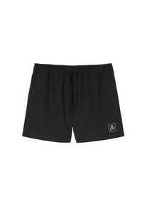 Marc O'Polo Badeshorts MARC O'POLO, Herren, Gr. S, N-Gr, schwarz, Web, Obermaterial: 100% Polyester, Badehosen Badeshorts, Gummibund mit Tunnelzug, seitliche Taschen