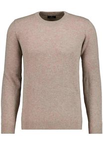 Rundhalspullover Ragman, Herren, Gr. 56, macchiato, Strick, 90% Wolle 10% Baumwolle, Rundhals, Pullover Rundhalspullover