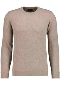 Rundhalspullover Ragman, Herren, Gr. 58, macchiato, Strick, 90% Wolle 10% Baumwolle, Rundhals, Pullover Rundhalspullover