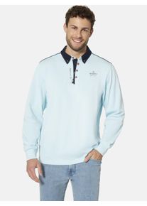 Sweatshirt Babista "Sweatshirt MODASOLE", Herren, Gr. M, blau (hellblau), Obermaterial: 100% Baumwolle CO., Sweatshirts Sweatshirt