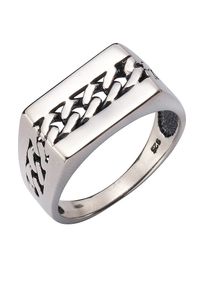 Fingerring Firetti "Schmuck Geschenk Silber 925 Silberring Panzerkette" Gr. 22, silber (silberfarben), Fingerringe, Herren, 22, Silber 925 (Sterlingsilber), 3mm, Fingerring