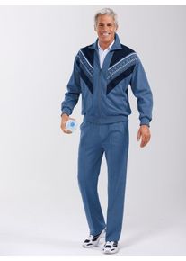 Freizeitanzug Catamaran, Herren, Gr. 60, blau (jeansblau), 80% Polyacryl, 20% Baumwolle, Sportanz&uuml;ge Freizeitanzug