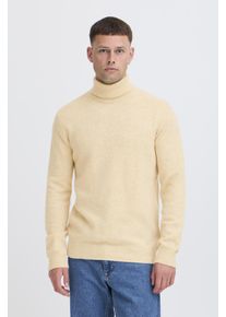 Rollkragenpullover Blend "BHBRANKO ROLL KNIT", Herren, Gr. 3XL, crockery melange, Strick, Obermaterial: 60% Wolle, 40% Nylon, unifarben, regular fit h&uuml;ftlang, hoch geschlossener Ausschnitt, Rippb&uuml;ndchen, Pullover Rollkragenpullover