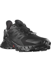Trailrunningschuh Salomon "SUPERCROSS 4 Gore-Tex", Herren, Gr. 48, schwarz, Synthetik, Textil, Schuhe Trailrunningschuh, wasserdicht, Trailrunningschuhe