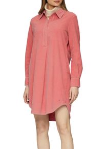 Hemdblusenkleid s.Oliver, Damen, Gr. 42, N-Gr, rosa (winter blush), Obermaterial: 100% Baumwolle, unifarben, regular fit lang, ohne Ausschnitt, Manschette, Kleider Hemdblusenkleid, Sommerkleid mit Hemdkragen