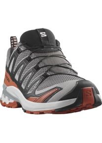 Trailrunningschuh Salomon "XA PRO 3D V9", Herren, Gr. 46, castlerock, schwarz, burnt ochre, Synthetik, Textil, Schuhe Trailrunningschuh, wasserdicht