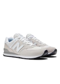 Sneaker New Balance "ML574 Core", Herren, Gr. 40,5, beige (hellbeige, wei&szlig;), Leder, Textil, Schuhe Sneaker, Topseller