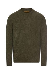 Strickpullover Camel Active, Herren, Gr. XL, forrest gr&uuml;n, Strick, Obermaterial: 100% Polyester, meliert, normal h&uuml;ftbedeckend, Rundhals, Flachstrickb&uuml;ndchen, Pullover Strickpullover, mit Rundhalsausschnitt