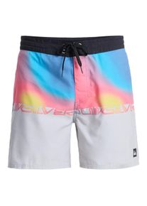 Boardshorts Quiksilver "Everyday 16", Herren, Gr. 33(M/L), microchip wordblock, Obermaterial: 100% Microfaser;, Hosen Boardshorts