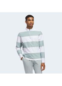 Sweatshirt adidas Performance "ULT RUGBY QZ", Herren, Gr. L, wonder sage, wei&szlig;, Obermaterial: 84% Polyester, 16% Elasthan, normal, Rundhals, Sweatshirts Sweatshirt