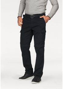 MAN'S WORLD Cargohose MAN'S WORLD, Herren, Gr. 44, N-Gr, schwarz, Obermaterial: 100% Baumwolle, unifarben, bequem lang, Hosen Cargohose, mit Zip-Off Funktion, Topseller
