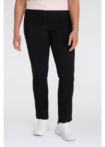 5-Pocket-Jeans KjBRAND "Jeans Betty CS R&ouml;hre", Damen, Gr. 50, N-Gr, schwarz, Denim/Jeans, Obermaterial: 87% Baumwolle, 11% Polyester, 2% Elasthan, figurbetont, Jeans 5-Pocket-Jeans, ideal bei schlanken Oberschenkeln