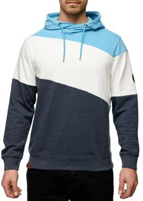 Kapuzensweatshirt INDICODE "INAlami", Herren, Gr. M, blau (alaska blau), Sweatware, Obermaterial: 60% Baumwolle, 40% Polyester, regular fit, Rippb&uuml;ndchen, Sweatshirts Kapuzensweatshirt