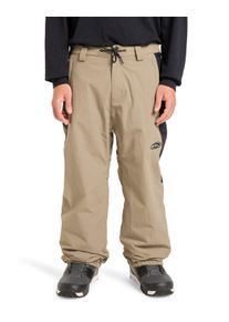 Snowboardhose Quiksilver "Snow Down", Herren, Gr. XXL, fallen rock, Obermaterial: 100% Nylon;, Hosen Snowboardhose