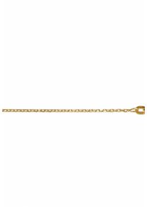 Goldkette ONE ELEMENT "Halskette Rundankerkette aus 333 Gelbgold &Oslash; 1,3 mm" Gr. 42, gold, Halsketten, Damen, 42, Gelbgold 333, Goldkette