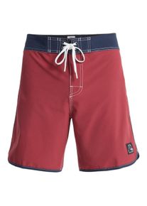 Boardshorts Quiksilver "Original Scallop 18", Herren, Gr. 28(XS), burnt russet, Obermaterial: 92% Microfaser, 8% Elasthan;, Hosen Boardshorts