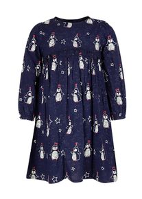 Sommerkleid happy girls "dress", M&auml;dchen, Gr. 122, EURO-Gr&ouml;&szlig;en, navy, Stoff, 100% Viskose, normal, Kleider Sommerkleid