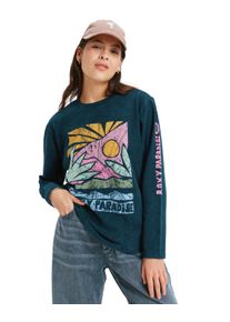 Langarmshirt Roxy "Hangloose Washed", Damen, Gr. XL, anthrazit, Obermaterial: 100% Walkfrottier;, Shirts Langarmshirt