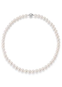 Perlenkette Firetti "Schmuck Geschenk Halsschmuck Halskette Perle" Gr. 45, bunt (silberfarben, wei&szlig;), Halsketten, Damen, 45, Perlen Silber 925 (Sterlingsilber), Perlen, Silber 925 (Sterlingsilber), Perlenkette, mit S&uuml;&szlig;wasserzuchtperle