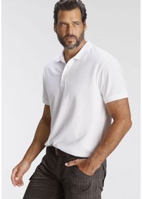 MAN'S WORLD Poloshirt MAN'S WORLD, Herren, Gr. 40/42 (XS), wei&szlig;, Piqu&eacute;, Obermaterial: 100% Baumwolle, unifarben, Basic, regular fit, Rundhals, Flachstrickb&uuml;ndchen, Shirts Poloshirt, Kurzarm, lockere Passform, unifarben, Topseller