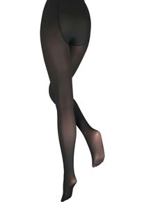 Thermostrumpfhose Capelli New York, Damen, Gr. M-L, schwarz, Obermaterial: 92% Polyamid, 8% Elasthan, unifarben, Strumpfhosen Thermostrumpfhose, mit elastischem Bund