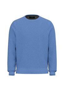 Strickpullover Fynch-Hatton, Herren, Gr. 4XL, crystal blau, Strick, Obermaterial: 100% Baumwolle, unifarben, regular fit taillenbedeckt, Rundhals, Rippb&uuml;ndchen, Pullover Strickpullover, mit Rippb&uuml;ndchen