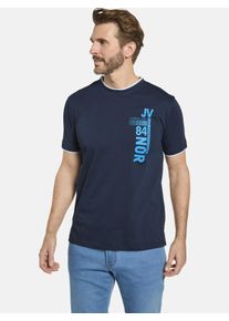 T-Shirt Jan Vanderstorm "T-Shirt FLEMMING", Herren, Gr. 7XL, blau (dunkelblau), Shirts T-Shirt