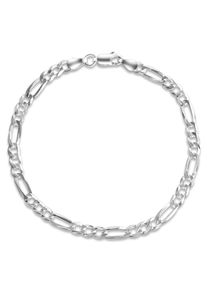 Armband Firetti "Schmuck Geschenk Silber 925 Armschmuck Armkette Figarokette" Gr. 19, silber (silberfarben), Armb&auml;nder, Damen, 19, Silber 925 (Sterlingsilber), Armband, Made in Germany