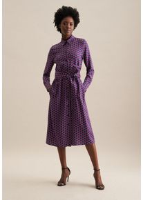 Sommerkleid Seidensticker "Schwarze Rose", Damen, Gr. S(36), Normalgr&ouml;&szlig;en, pink, 100% Viskose, bedruckt, regular fit, Kleider Sommerkleid, 1/1 Kragen Druck