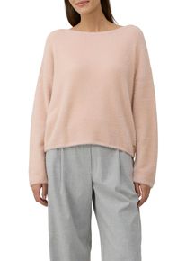 Strickpullover s.Oliver BLACK LABEL, Damen, Gr. 40, rose, Strick, Obermaterial: 74% Polyamid, 16% Viskose, 10% Polyester, unifarben, regular fit taillenbedeckt, U-Boot-Ausschnitt, gerader Abschluss, Pullover Strickpullover, mit U-Boot Ausschnitt