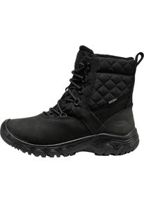 Winterstiefel Keen "GRETA BOOT II WP", Damen, Gr. 40,5, schwarz, Leder, Textil, Schuhe Winterstiefel, Snowboots, Winterboots, Winterschuhe, wasserdicht, gef&uuml;ttert