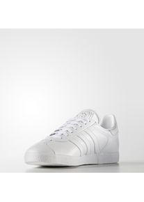 Sneaker adidas originals "Gazelle", Herren, Gr. 46, wei&szlig; (cloud wei&szlig;, cloud wei&szlig;, gold metallic), Leder, Synthetik, Schuhe Sneaker