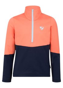 Sweatshirt Ziener "JARPS-Z midlayer junior", M&auml;dchen, Gr. 164, vibrant peach, Obermaterial: 89% Polyester, 11% Elasthan, Sweatshirts Sweatshirt