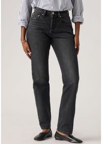 Levi's Stretch-Jeans LEVI'S "LV Jeans 501 CURVE BLACKS", Damen, Gr. 30, L&auml;nge 30, memories of you, Denim/Jeans, Obermaterial: 99% Baumwolle, 1% Elasthan, bequem lang, Jeans Stretch-Jeans, mit gerader Beinform