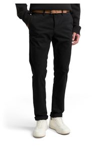 Chinohose Tom Tailor Denim, Herren, Gr. 34, L&auml;nge 34, schwarz, Obermaterial: 97% Baumwolle, 3% Elasthan, unifarben, schmal lang, Hosen Chinohose, leicht vorgewaschen