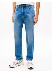 Straight-Jeans Tommy Jeans "SONNY REGULAR", Herren, Gr. 33, L&auml;nge 32, denim medium, Denim/Jeans, Obermaterial: 99% Baumwolle, 1% Elasthan, unifarben, regular fit lang, Jeans Straight-Jeans, Regular fit mit praktischen Taschen
