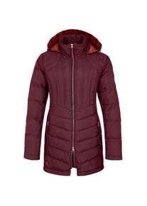 Steppmantel DEPROC Active "GILMOUR LONG WOMEN", Damen, Gr. 44L, rot (bordeaux), 100% Polyester, mit Gummizug, M&auml;ntel Steppmantel, auch in Gro&szlig;en Gr&ouml;&szlig;en erh&auml;ltlich