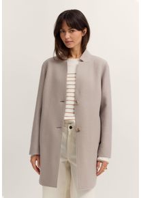 Wollmantel Bugatti "Regular Fit", Damen, Gr. 40, 80, braun, 100% Wolle, unifarben, regular fit, M&auml;ntel Wollmantel, aus reiner italienischer Wolle