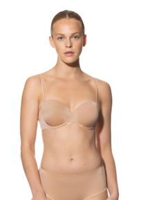 Multiway-BH Mey "Joan", Damen, Gr. 85, Cup E, beige (cream tan), Single Jersey, Obermaterial: 77% Polyamid, 23% Elasthan, BHs Multiway-BH, Unterbrustband aus Simplex-Material
