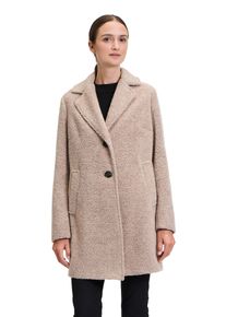 Wollmantel Gil Bret, Damen, Gr. 46, grau (taupe grau), Web, Obermaterial: 60% Wolle, 21% Polyamid, 15% Polyester, 4% sonstige Fasern, meliert, unifarben, regular fit kniefrei, V-Ausschnitt, M&auml;ntel Wollmantel, mit abnehmbarem Westenteil