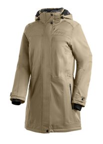 Winterjacke Maier Sports "Lisa 2.1", Damen, Gr. 36, beige (dunkelbeige), 100% Polyester, Jacken Winterjacke, Damen Mantel, atmungsaktiver Wintermantel, wasserdicht, Regular Fit