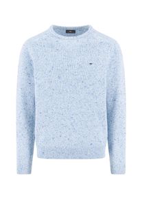 Strickpullover Fynch-Hatton, Herren, Gr. 4XL, crystal bl, Strick, Obermaterial: 65% Wolle, 30% Nylon, 5% Alpaka, meliert, normal h&uuml;ftbedeckend, Rundhals, Flachstrickb&uuml;ndchen, Pullover Strickpullover, meliert, mit Rundhals