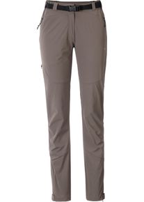 Outdoorhose LPO "Trekkinghose Gwen WMN", Herren, Gr. 22, Normalgr&ouml;&szlig;en, braun (major braun), 92% Polyamid, 8% Elasthan, regular fit, Hosen Outdoorhose, mit G&uuml;rtel